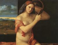 Bellini, Giovanni - Naked Young Woman in Front of the Mirror